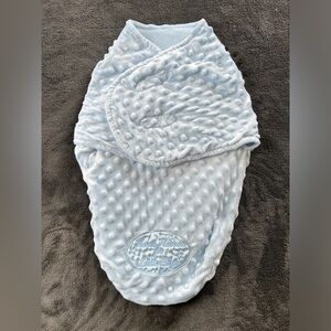 Blue swaddle blanket